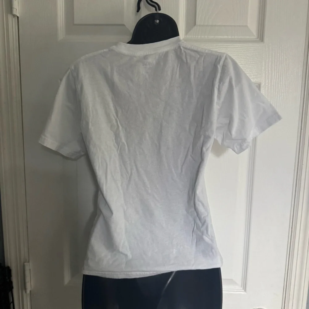 Vans youth White Tee with Black Checkered Logo - size M - Picture 2 of 2